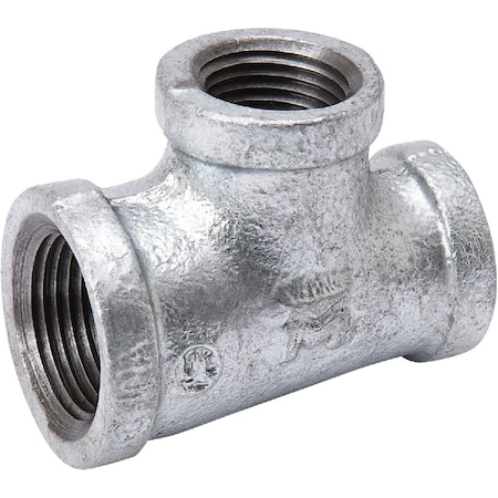 Southland 3/4 In. x 3/4 In. x 1/2 In. Malleable Iron Reducing Galvanized Tee 510-743BG